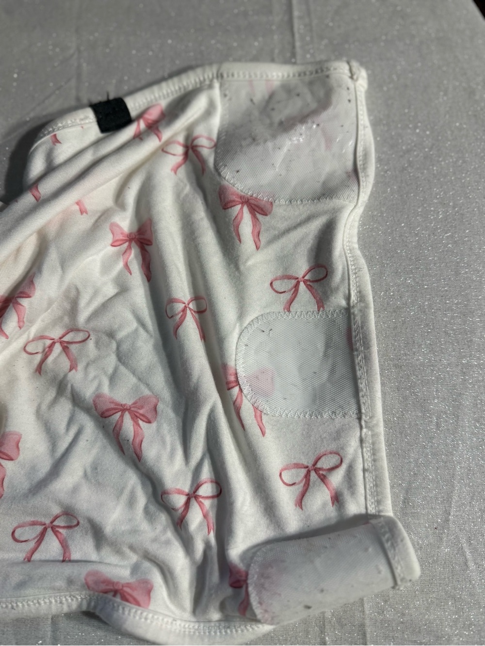 Kyte BABY Sleep Sack swaddle with Pink Bow Print - Picture 8 of 10